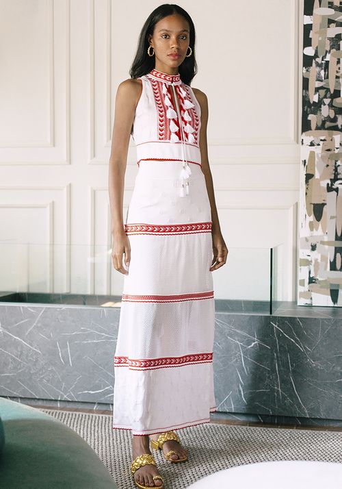 Saia Tricot Longa Setas Destinos