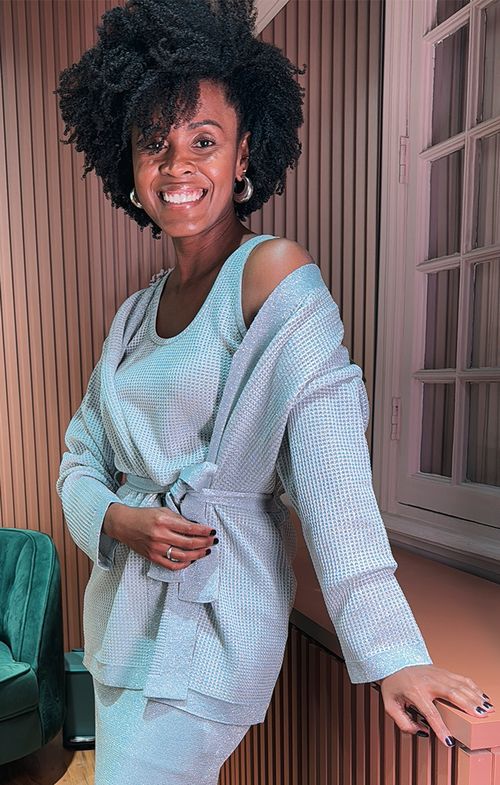 Kimono Tricot Shine