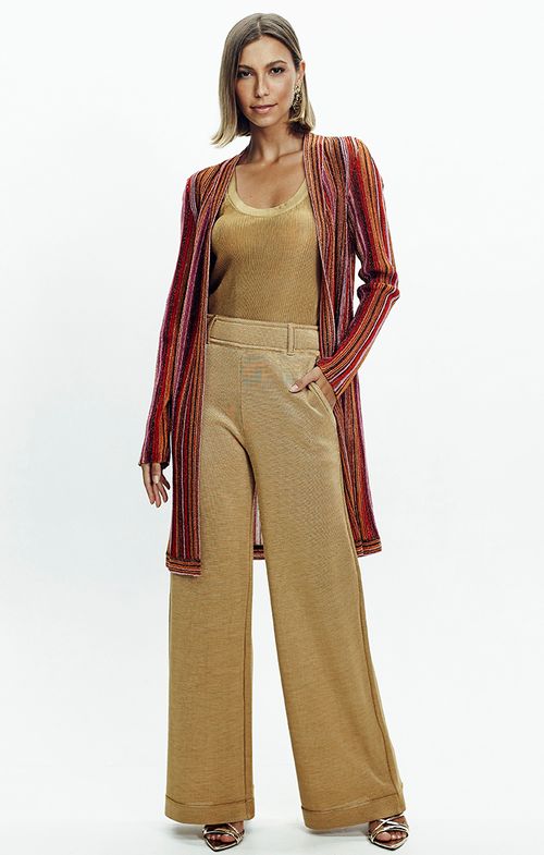 Kimono Tricot Multi Color Nervuras