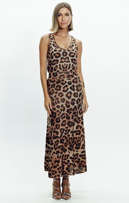 Regata Tricot Basic Onça