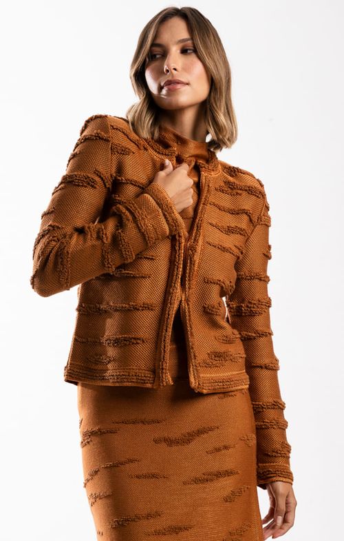 Casaco Tricot Chanel Texturas