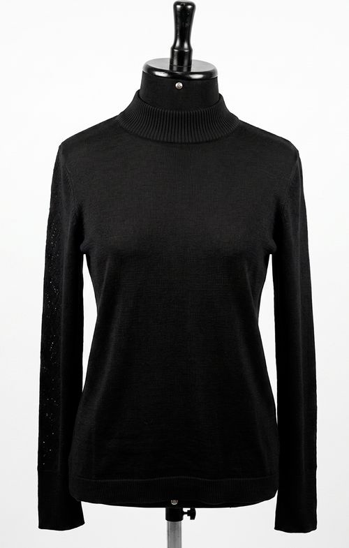Cacharrel Tricot Basic Gola Canelada Fio de Seda